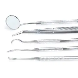 5 шт. набор стоматологических инструментов инструмент для удаления зубного камня рот зеркало стоматологические инструменты инструмент