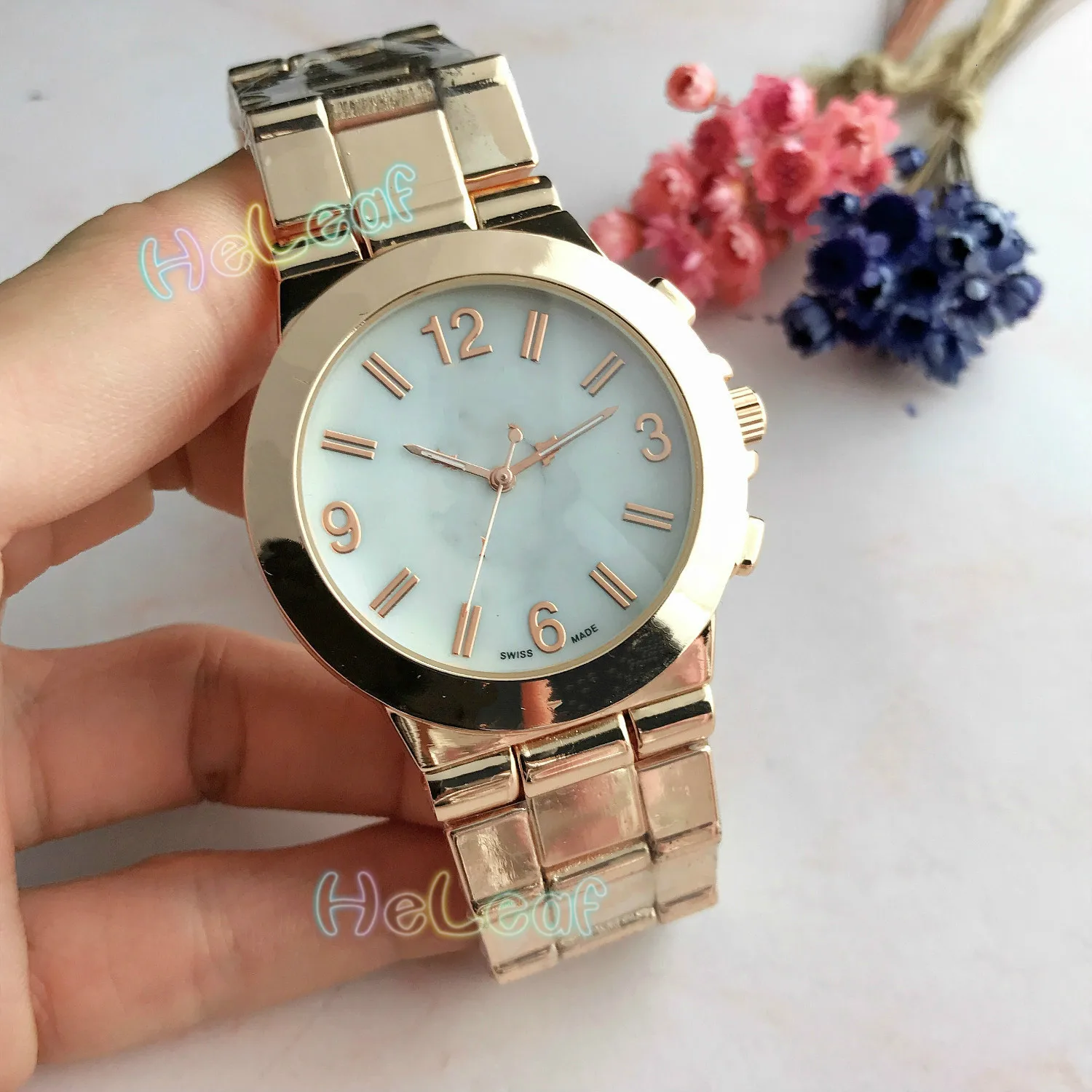Luxury Fashion Women Watches Silver Gold Round Strip diamond Stainless Steel Band Quartz Watch Female Clock Montre Femme Relogio