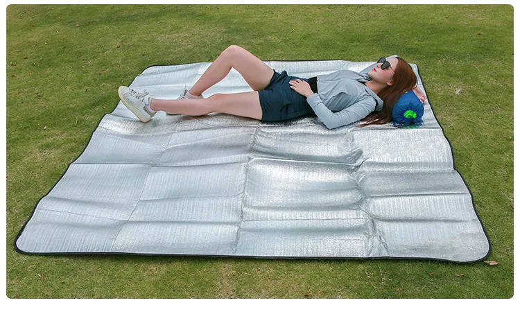 Outdoor Moisture Proof Pad Tent Mat Crawl Pad Picnic Mat Seat Cushion Waterproof Picnic Beach Camping Picnic Cloth