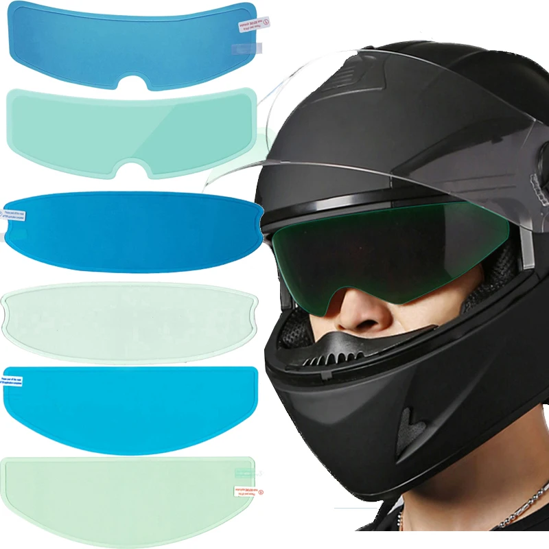 

Motorcycle Helmet Inside Anti-fog & Outside Anti-rain Film Durable Nano Coating Sticker Film Helmet Stickers Accessories