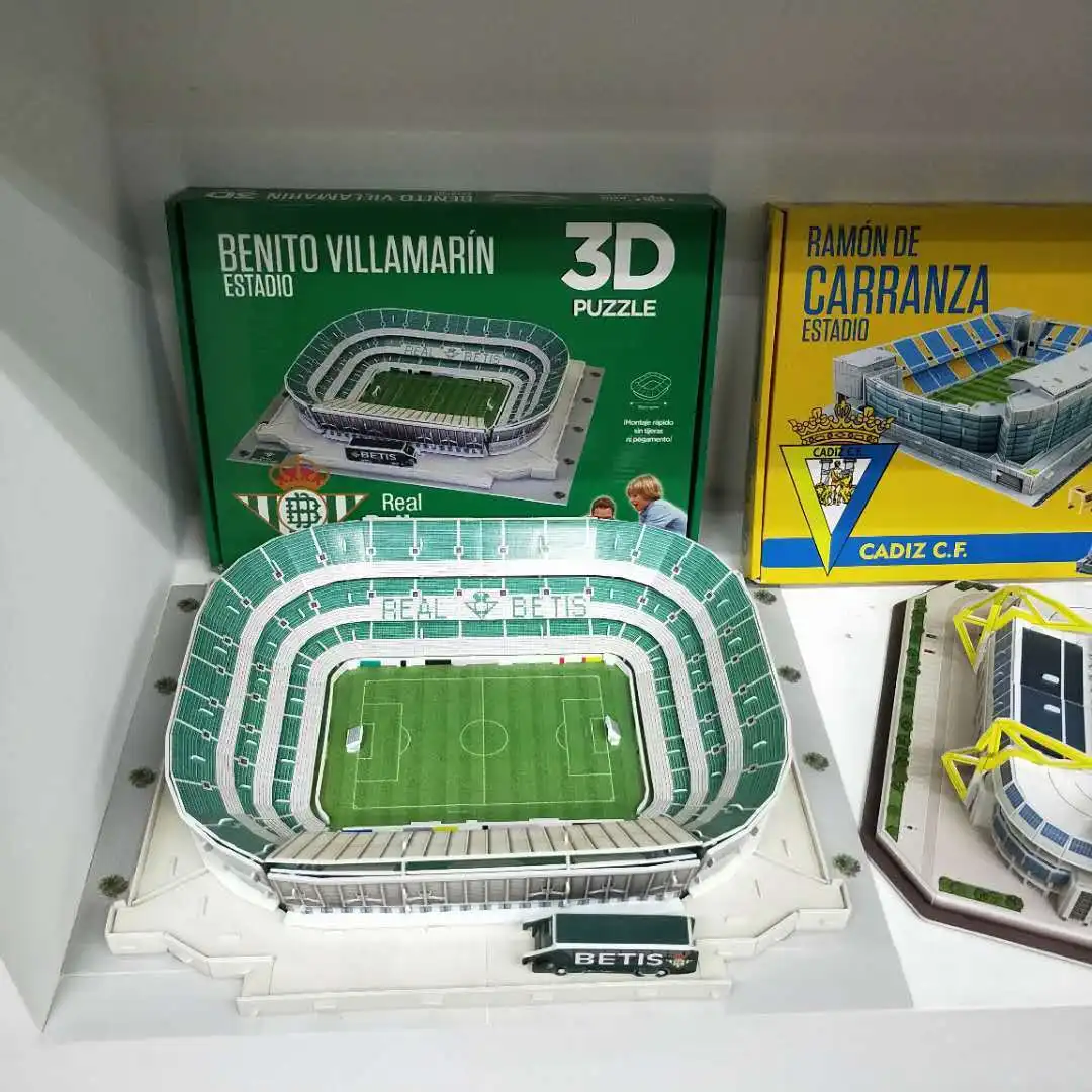Футбольный стадион 3D головоломка Мексиканская испанская игровая площадка мировая архитектурная модель составное здание игрушки для детей