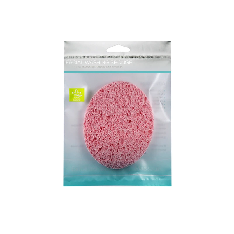Натуральные водоросли моющее средство для умывания лица спонж для нанесения пудры слоеного дерева мыть хлопок лицо мыть Макияж инструмент глубокой очистки, для лица поры мягкие