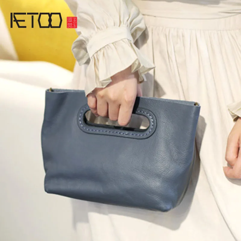 AETOO Tiener stiletto tas, trend lederen vintage kleine vierkante tas, lederen lederen handgemaakte schoudertas AETOO Tiener stiletto tas, trend lederen vintage kleine vierkante tas, lederen lederen handgemaakte schoudertas