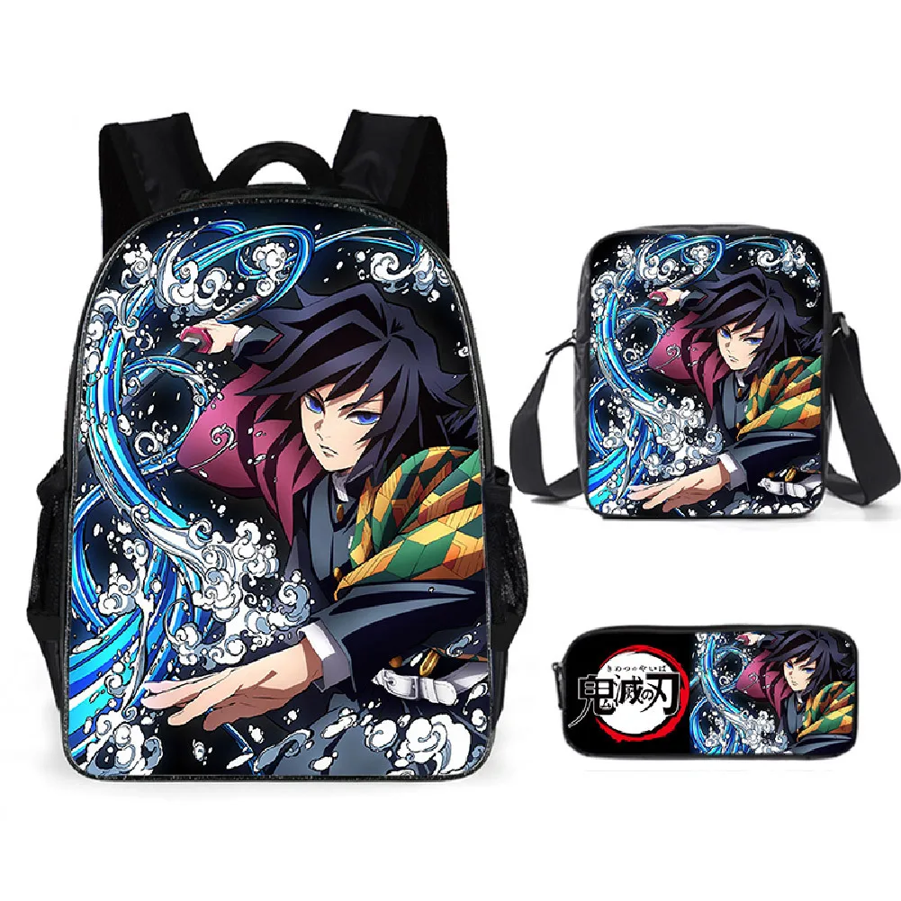 Cosplay Demon Slayer Backpack for Boys Girls Children School Bags