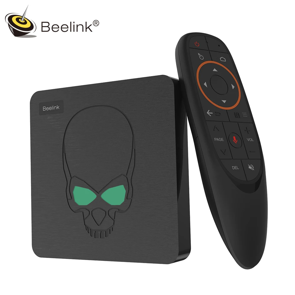 

Beelink GT - King Android 9.0 TV Box Amlogic S922X 4GB 64GB 2.4G Voice Remote Control 1000Mbps 4K HD 2.4G + 5.8G WiFi USB3.0