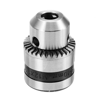 

1.5-10mm Key Chuck Iron Chuck Stable Metal Converter Quick Change M12 Thread Chuck Adapter Easy Rocks Releases Drills Chuck