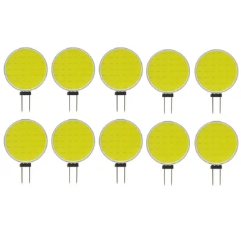 

10X G4 COB DC12V Pure Warm White LED 30 Chips Replace Halogen Lamp Spot Light Bulb LED G4 COB bulb