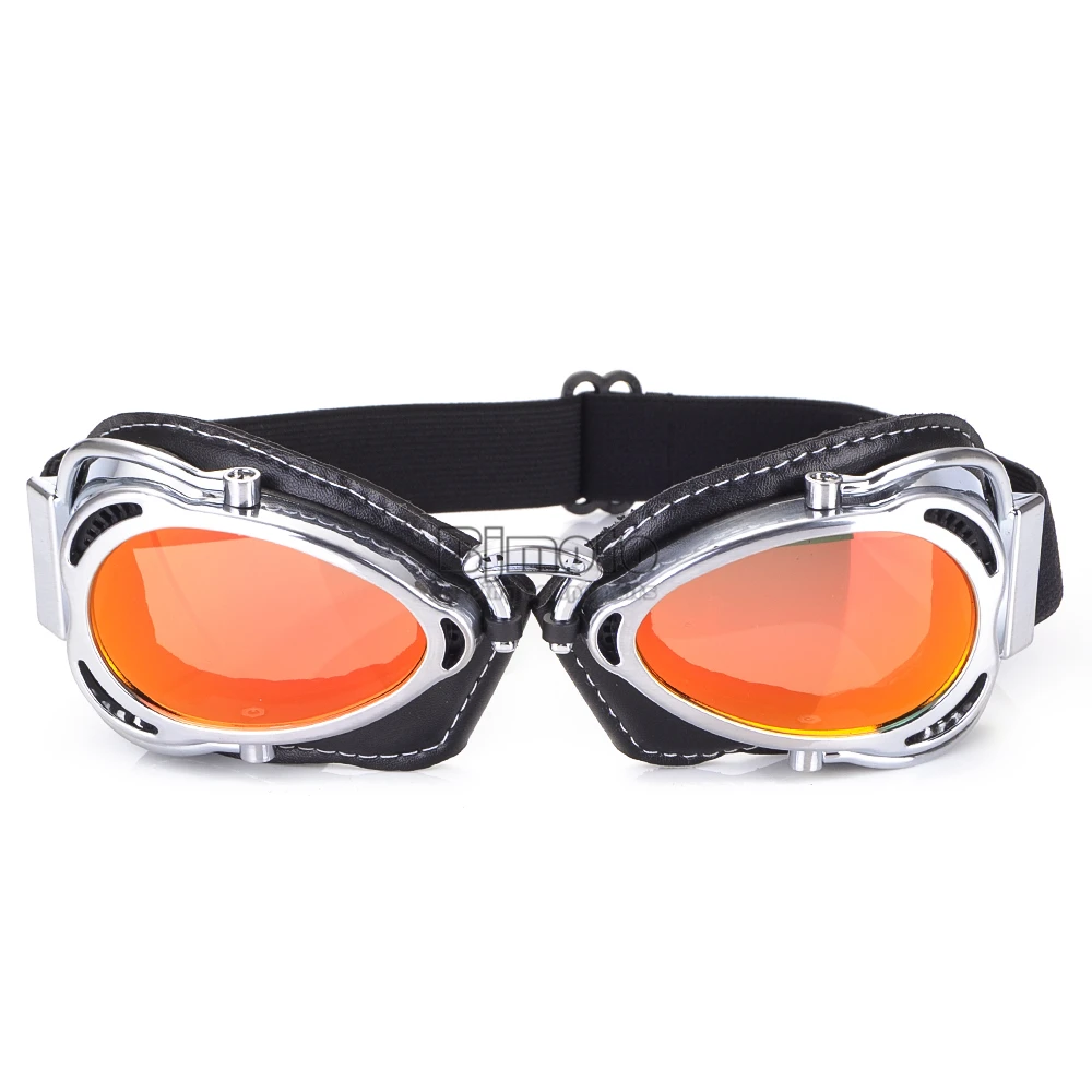 SV frame Red Lens Мотоциклетные очки с шипами, ветрозащитные летающие очки для водителей мотоцикла, трактические линзы, шлем, Спортивная посуда для глаз, питбайк ATV - Цвет: SV frame Red Lens
