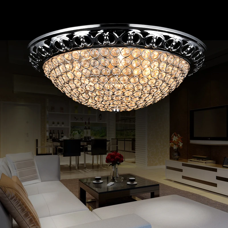 

Modern Creative Round living room Crystal Gypsophila ceiling lamp N013