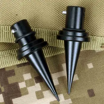 

2pcs Bipod Spike Quick Change Aluminum Feet Replacement Fit for Atlas Bipod Fixed needle Tripod accessories Hunting Supplies