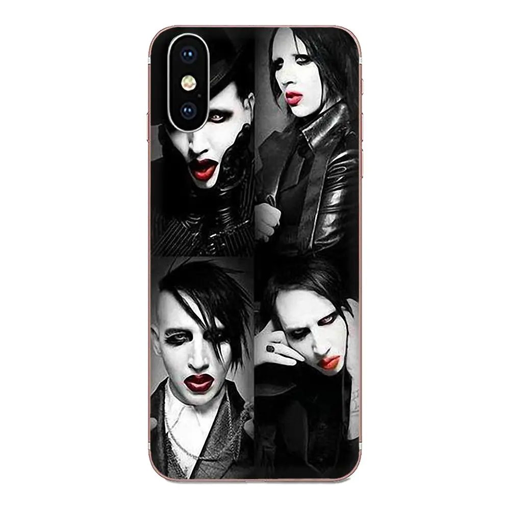 Покрашенный чехол для телефона Galaxy Grand A3 A5 A7 A8 A9 A9S On5 On7 Plus Pro Star 2015 2016 2017 2018 Менсона