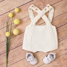 Зимний свитер на пуговицах для новорожденных мальчиков и девочек; Вязаный комбинезон; теплая одежда; высокое качество; Прямая поставка; ; W1202