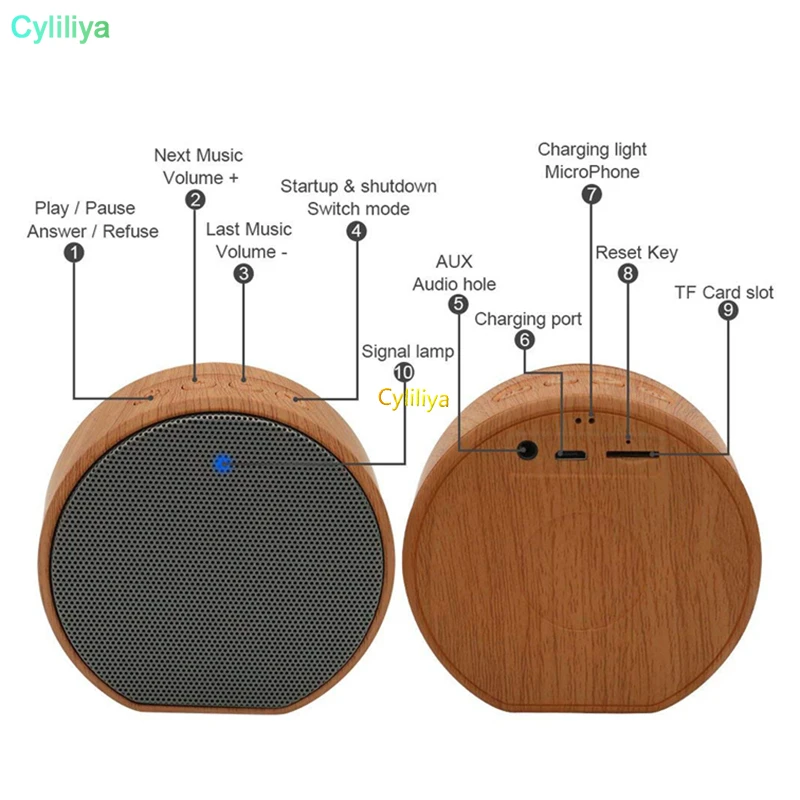 wood grain speakers