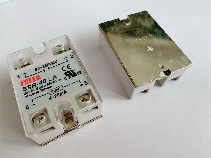 SSR-10LA SSR-25LA SSR-40LA SSR-50LA твердотельный релейный модуль с пластиковой крышкой 90-250 В