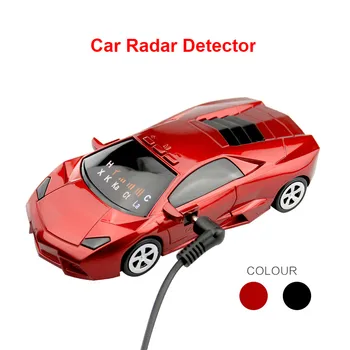 

New Styling Car Radar Detector Flow Velocity Auto Speed Laser Voice Alert Electronic Dog Radar Detector English Russian Version