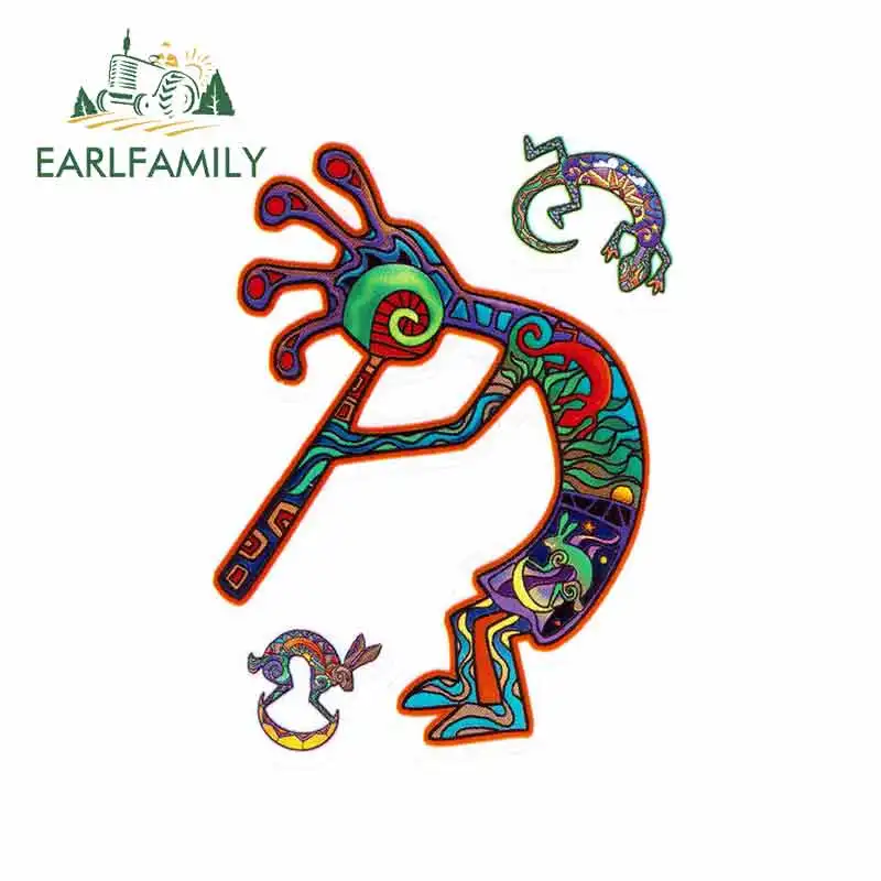 EARLFAMILY 13 см x 9 7 забавная графика Kokopelli наклейка для автомобиля s и наклейки