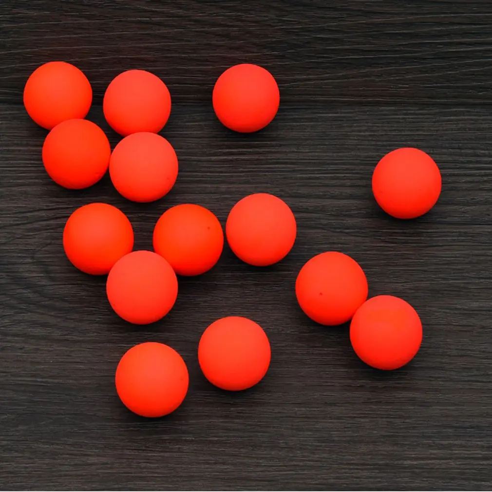 

100pcs 5 Size Fishing Float Ball EPS Foam Ball Striking Beans Fishing Circular Float Ball Float Globular Buoy for Fishing