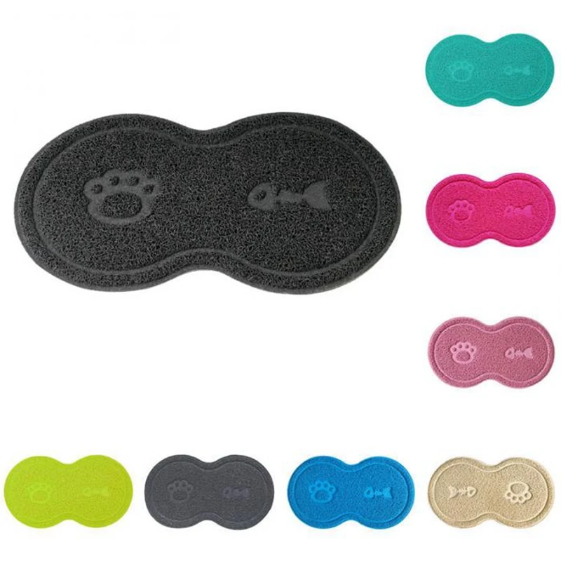 СЗС горячее животное собака кошка подстилка коврик котенок блюдо миска подстилка поднос аккуратный Противоскользящий коврик