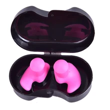 Collection-Box Earplugs Swimming-Accessories Dust-Proof Diving Water-Sports Silicone