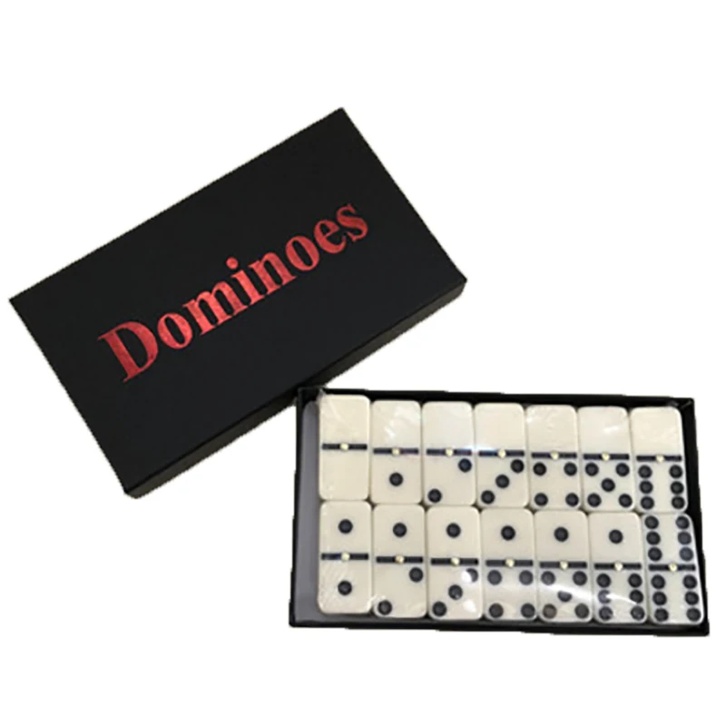 28 pcs Dominoes Board Games Funny Table Game Mini Portable Folding Travel Toys Children Entertainment Educational Toys Gifts