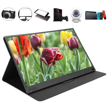 

15.6 Inch Thin Portable Monitor 1080P Full HD Display Screen USB Type-C HDMI Conputer Monitor for MacBook Pro / Laptop / PS4