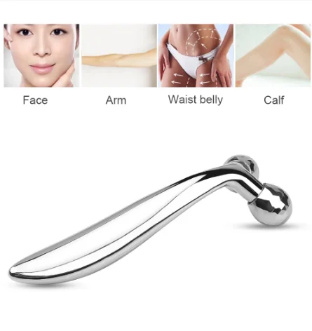 3D rodillo masajeador levantar piel arrugas Bar 360 rotar cara delgada Facial forma Y masajeador eliminador de arrugas herramienta de belleza