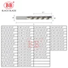 BB Carbide Machine Reamer Spiral Flute Uncoated H7 Tolerance Chucking Metal Cutter 6 Flutes CNC 5