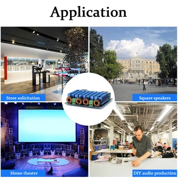 

Hot XH-M252 Ultra High Power BTL Mode Dual 24V Stereo 420W*2 TDA8954TH Dual Chip Class D Digital Audio HIFI Amplifier Board