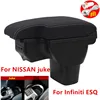 For NISSAN juke Armrest 2010-2022 For Infiniti ESQ Car armrest box accessories interior storage box Retrofit parts ► Photo 3/6