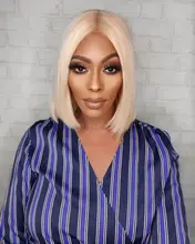 Blonde Bob Wig Part Short Human-Hair Lace Transparent Pre-Plucked Straight 613 Women