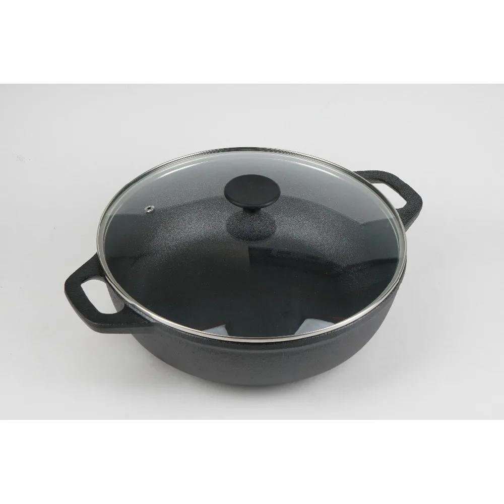 Beste Koekenpan Ketel Gietijzer Met Pot Cower Hand Grill Koffie Pot Bowler Pan Koekenpan Mok 808 009