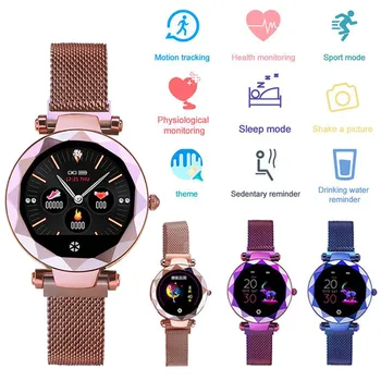 

Hi18 Smart Watch Continuous Heart Rate Detection IP67 Waterproof Female Physiology Reminder Tracker Wristband Smart Bracelet