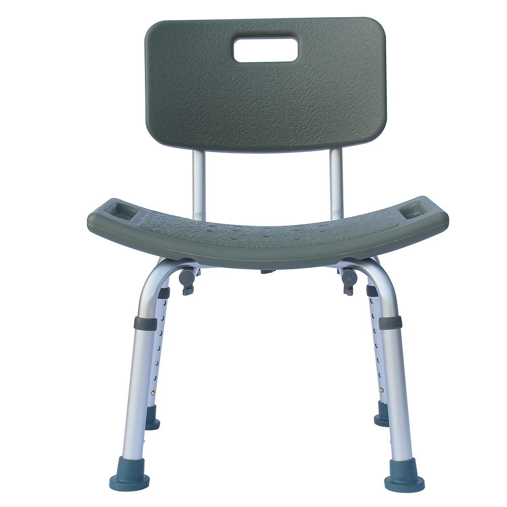 

Heavy-duty Aluminum Alloy Old People Backrest Bath Chair Non Slip Height Adjustable Chair Home Shower Stool Toilet Disabled Seat