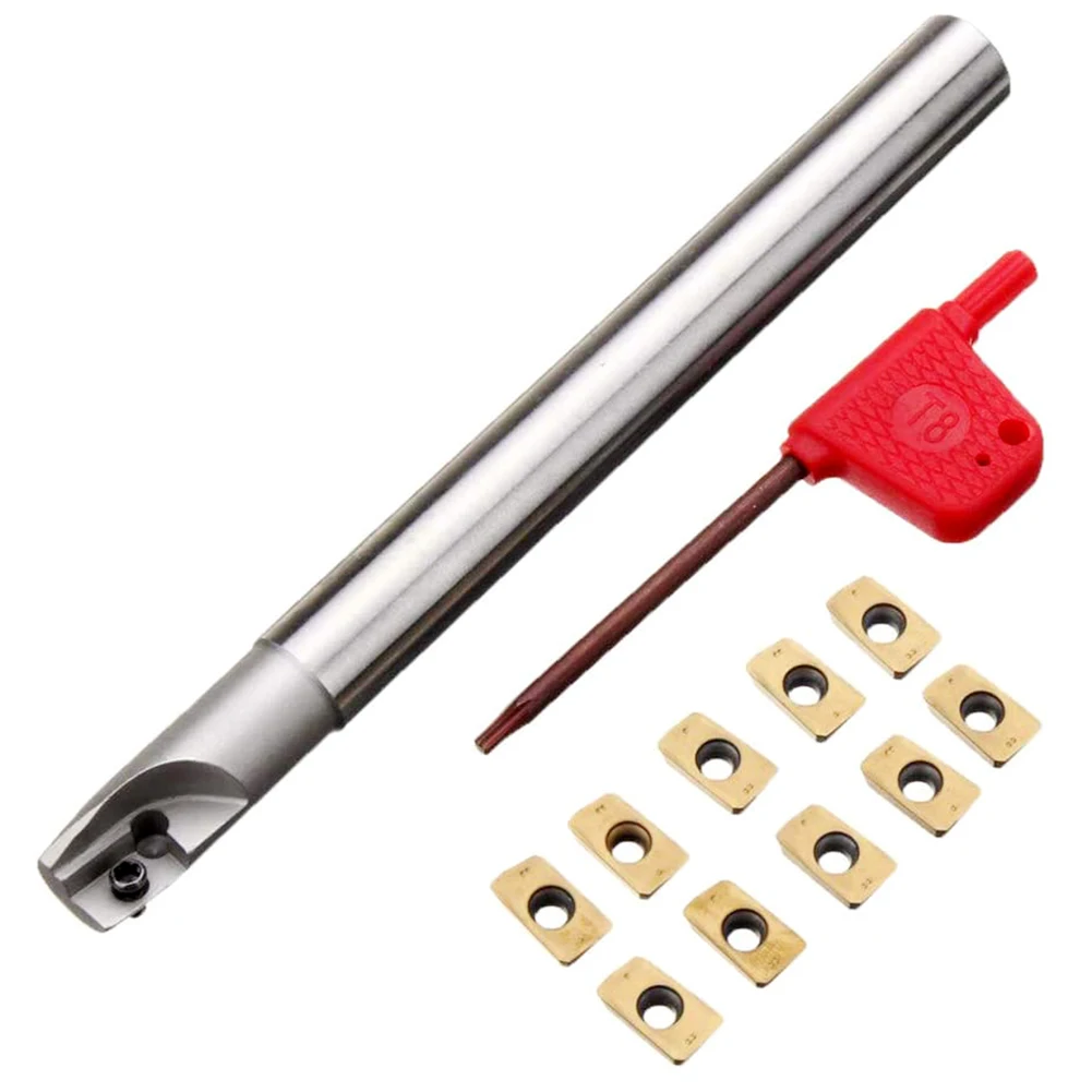 

BAP300R C12-12-130 Turning Tool Holder with APMT1135PDERDP Inserts and Key