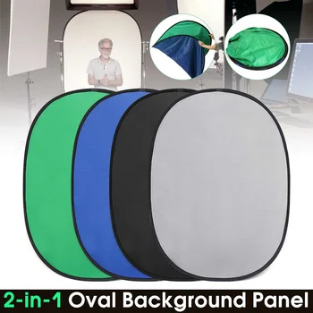 

150x200cm 2 in 1 Multi Disc Photography Studio Photo Oval Collapsible Light Reflector handhold portable photo disc