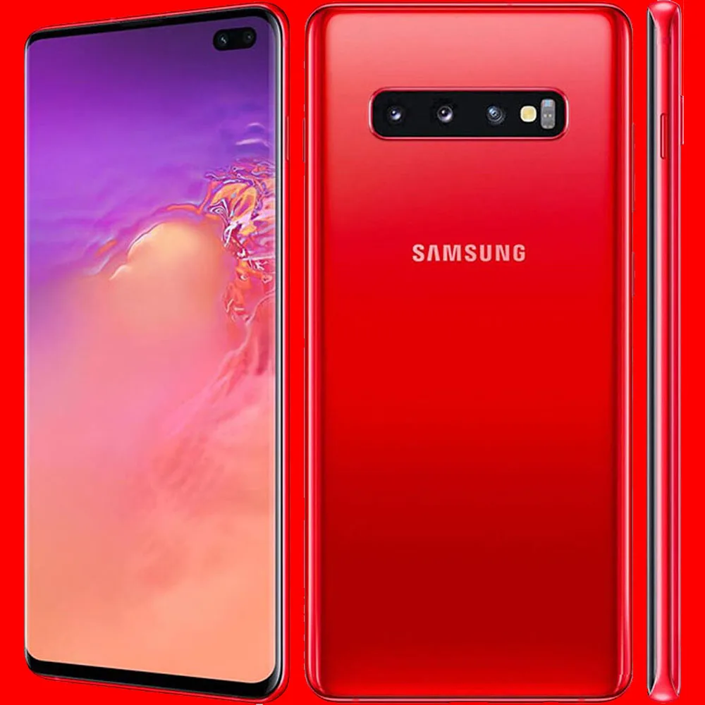 Б/у оригинальный Samsung Galaxy S10 + Plus G975U 4G LTE 8 ГБ ОЗУ 128 Гб ПЗУ сотовые смартфоны android