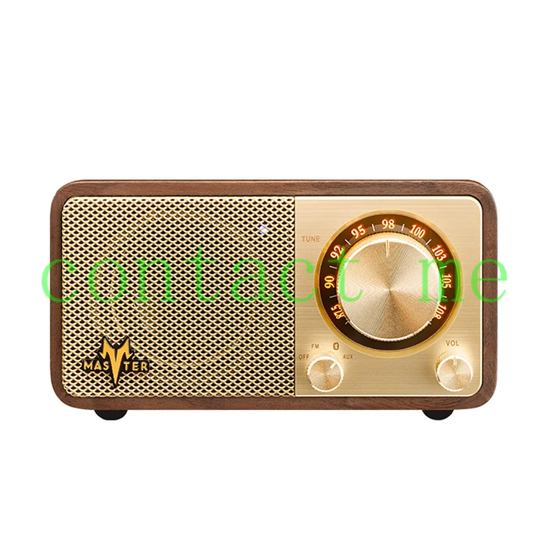 

SANGEAN/ radio, SANGEAN Mozart M1 wireless bluetooth speaker, wooden mini retro FM small speaker, FM tuner with Vernier Tuning