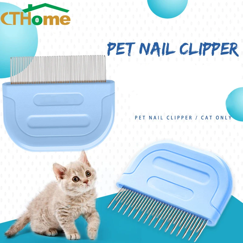 1pc Pet Supplies Combs Dog And Cat Grooming Removes Lice Out Flea Stainless Steel Needle Brush Cats Products for Pets Tickle