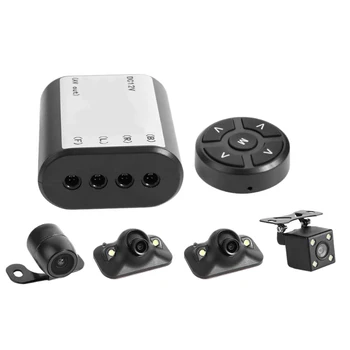 

360 Degree Panoramic Car Bird View System 4 Camera Car DVR Recording Panoramic Parking System Vehicle Safety Accessories