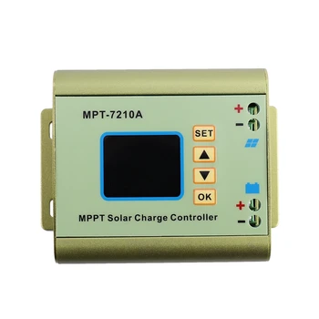 

Mppt Solar Panel Battery Regulator Charge Controller With Lcd Color Display 24/36/48/60/72V 10A With Dc-Dc Boost Charge Function