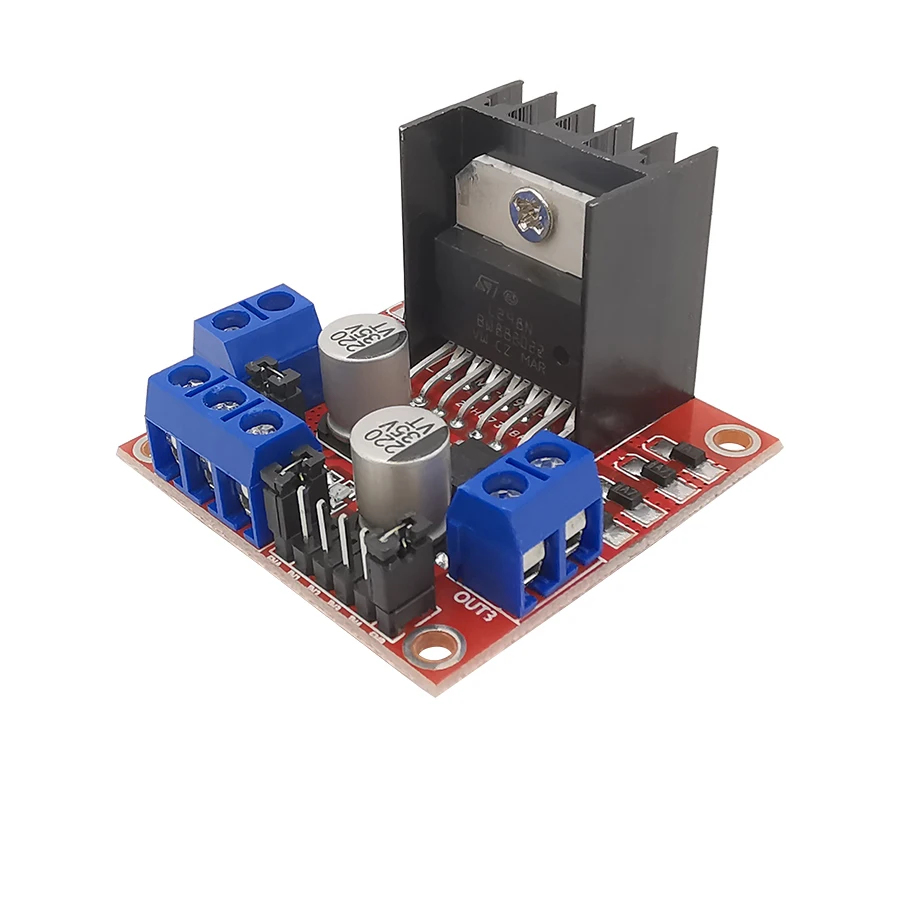 Плата драйвера L298N Модуль плата двигателя для Arduino шаговый двигатель умный