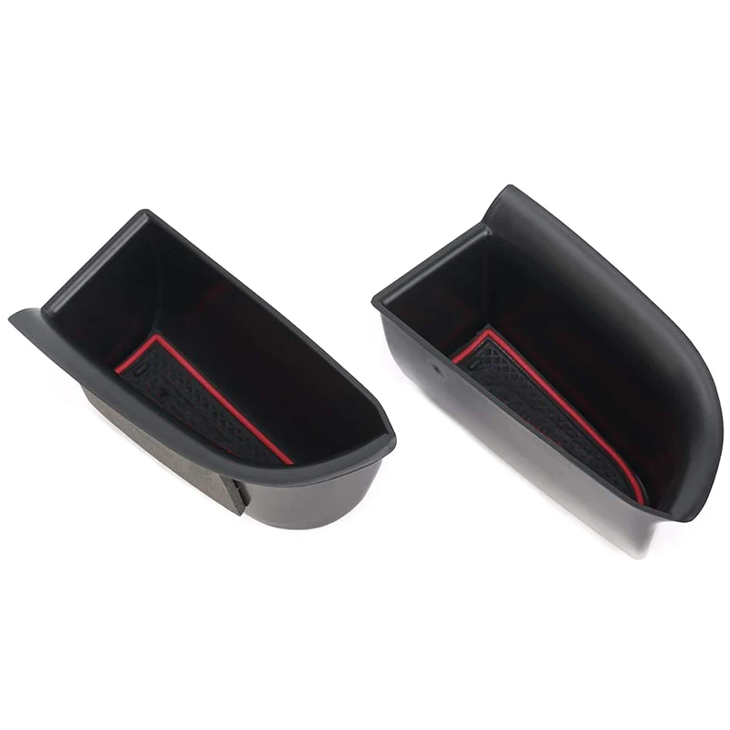 Черный цвет, вид спереди Row боковой двери коробка для хранения ручка карманный подлокотник телефон контейнер подходит для Toyota Highlander