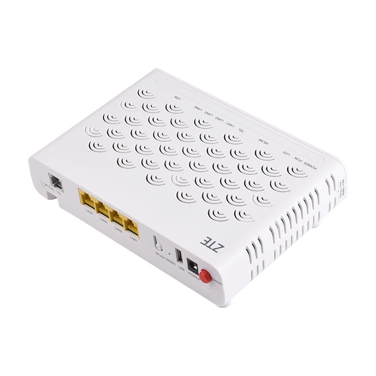 7 шт./лот zte F660 6,0 с антенной embutida Onu Gpon б/у ОНУ без адаптера питания