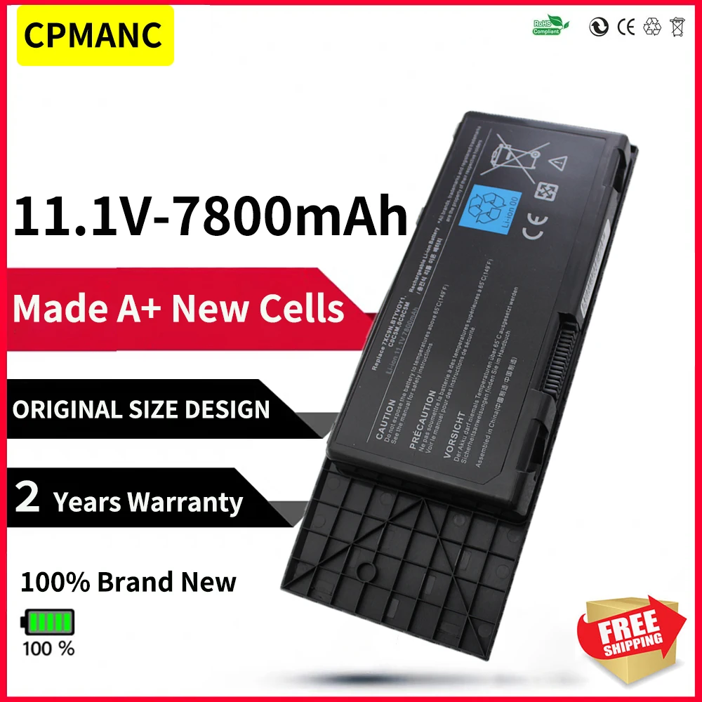 Аккумулятор BTYVOY1 7XC9N C0C5M 0C0C5M 5WP5W для ноутбука Dell Alienware M17x R3 R4 05WP5W CN-07XC9N 11 1-7800 318 в 0397