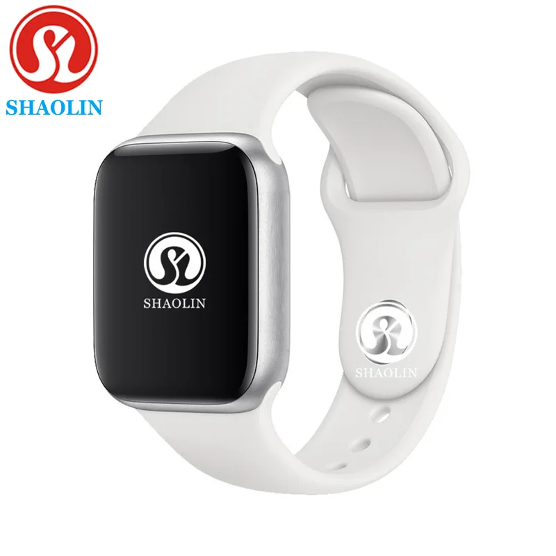 

Alarm clock Smart Watch Series 4 Heartrate Pedometor 42mm On Wrist smartwatch 1:1 for ios apple iPhone & Android Samsung phone