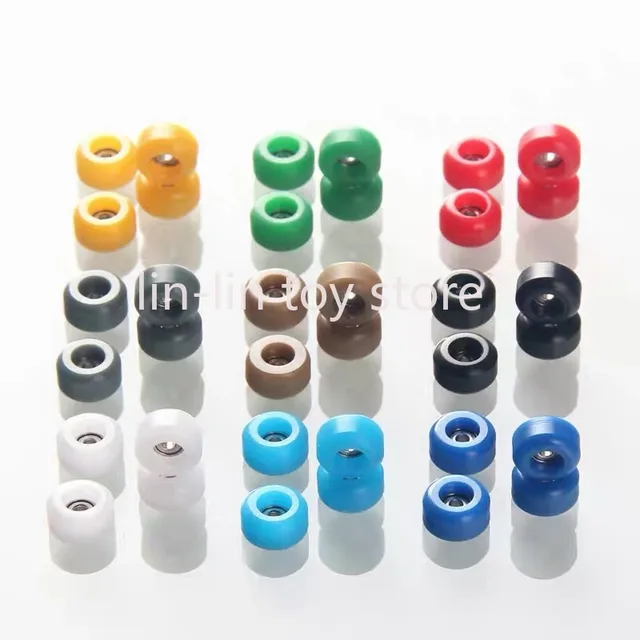 New Arrivals  4Pcs/Set Professional PU+Metal Urethane CNC Bearing Wheel For Wooden Fingerboard High Quality Wheels 1