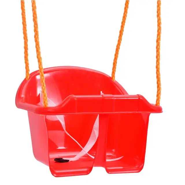 Rope Swing Seat With Rope & Mounting Rings Kids Baby Kids Toddler Plastic Swing 5