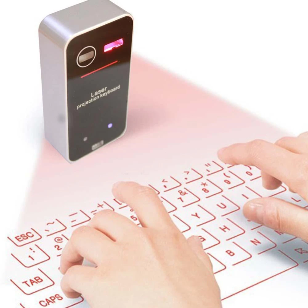 keyboard computer wireless Portable Bluetooth Virtual Laser Keyboard Wireless Projector Keyboard With Mouse function For iphone Tablet Computer Phone keyboard with touchpad for pc