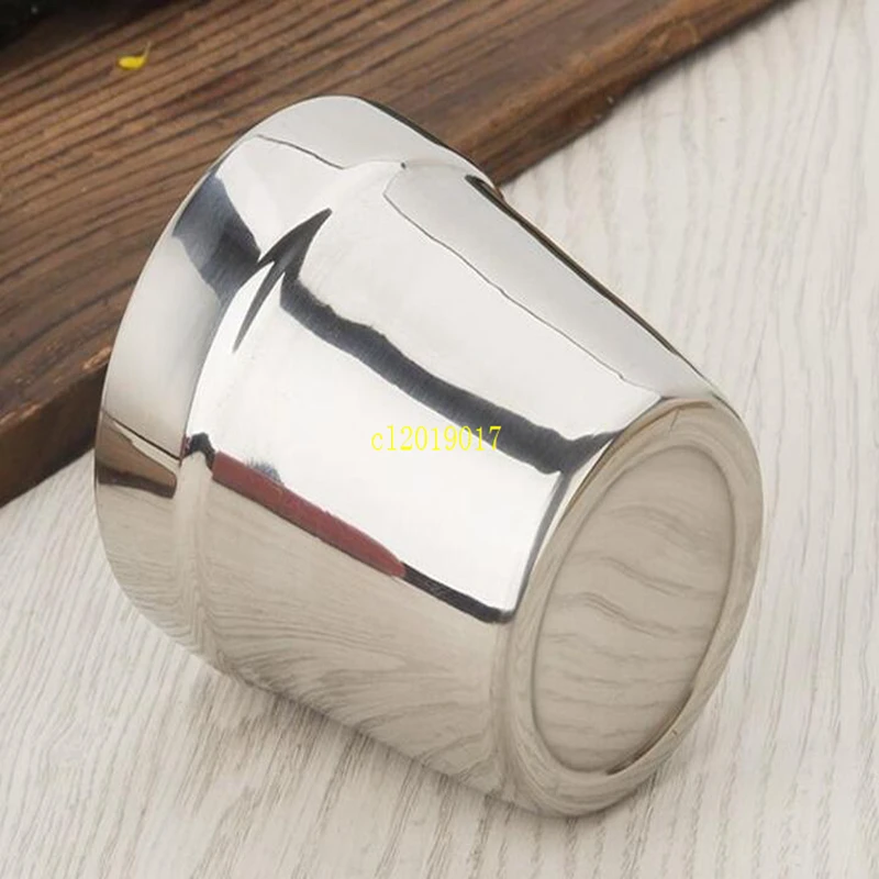 180ml Coffee Mugs Double Layer Tea Cup Wine Cup Scald-proof Tea Mug Stainless Steel Cup Drinkware Kitchen Tools