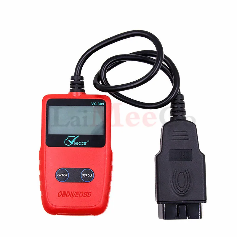 OBD2 Scan Tool Viecar VC309 OBDIIEOBD Code Reader Work With all OBDII Compliant Vehicles Support Multiple Trouble Code Requests (6)